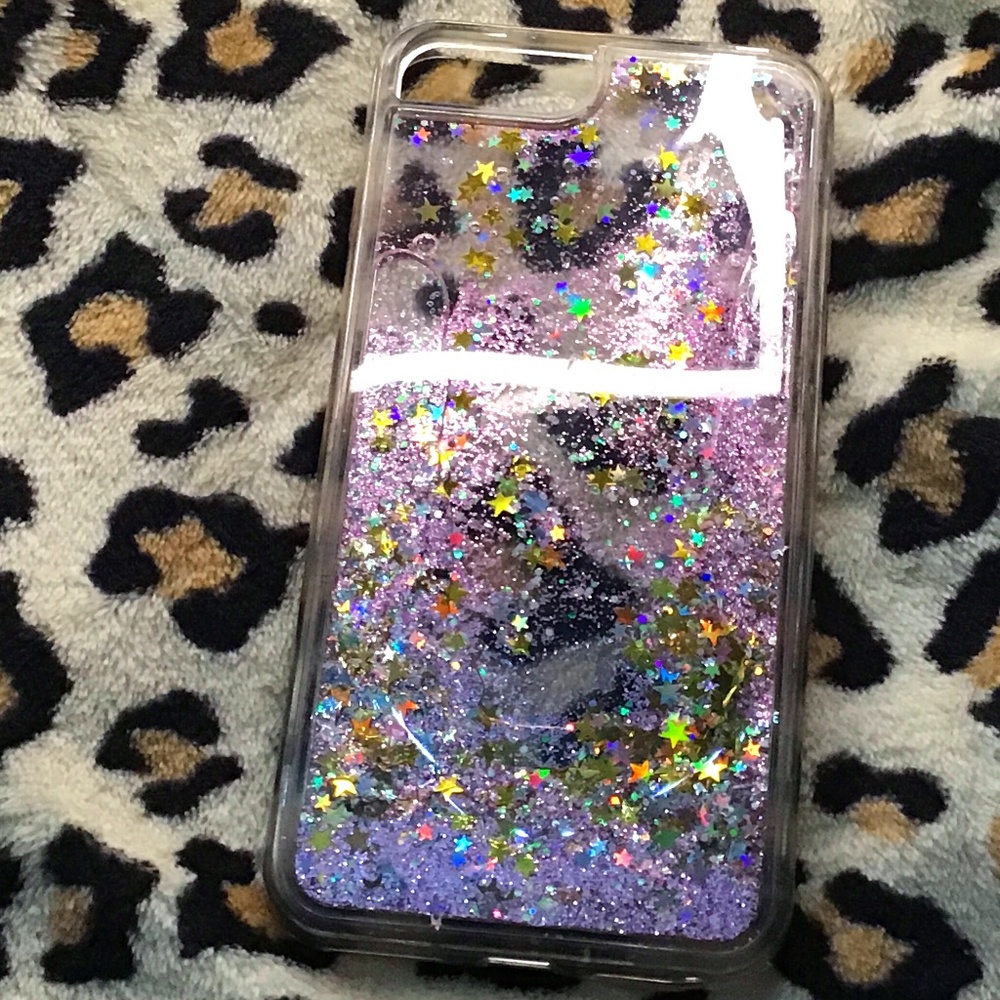 GLITTER WATER PHONE CASE! FOR IPHONE 6, 8 & 7